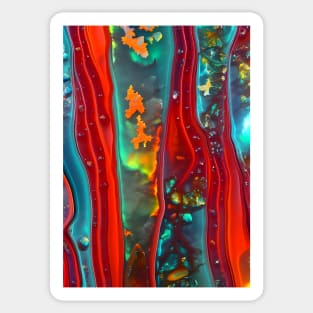 Gemstone Agate Jasper texture 5 Sticker